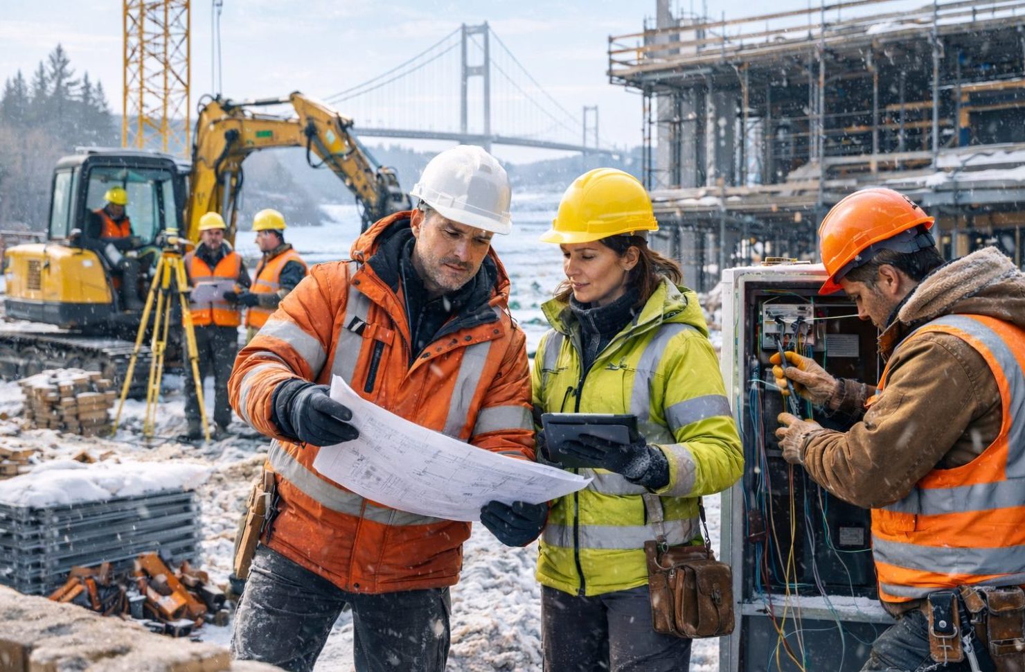 pluralité des métiers de construction
